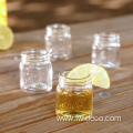 custom logo clear glass mason jar shot glasses